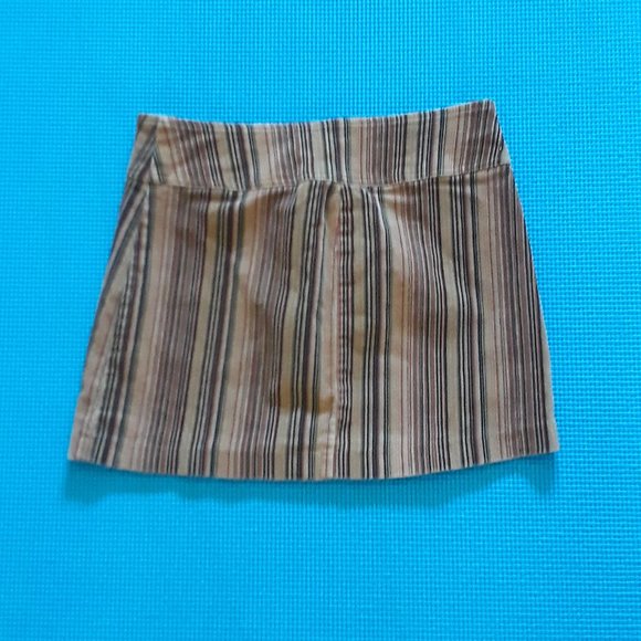 Striped Corduroy Skirt - Picture 2 of 3